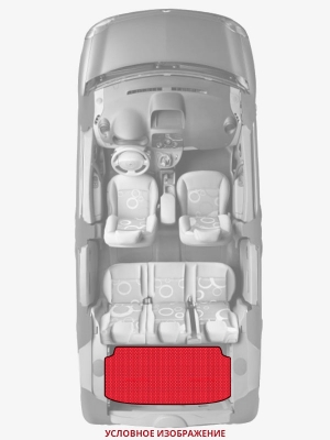 ЭВА коврики «Queen Lux» багажник для Opel Astra GTC
